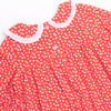 Rosy Red Dots Dress, Red
