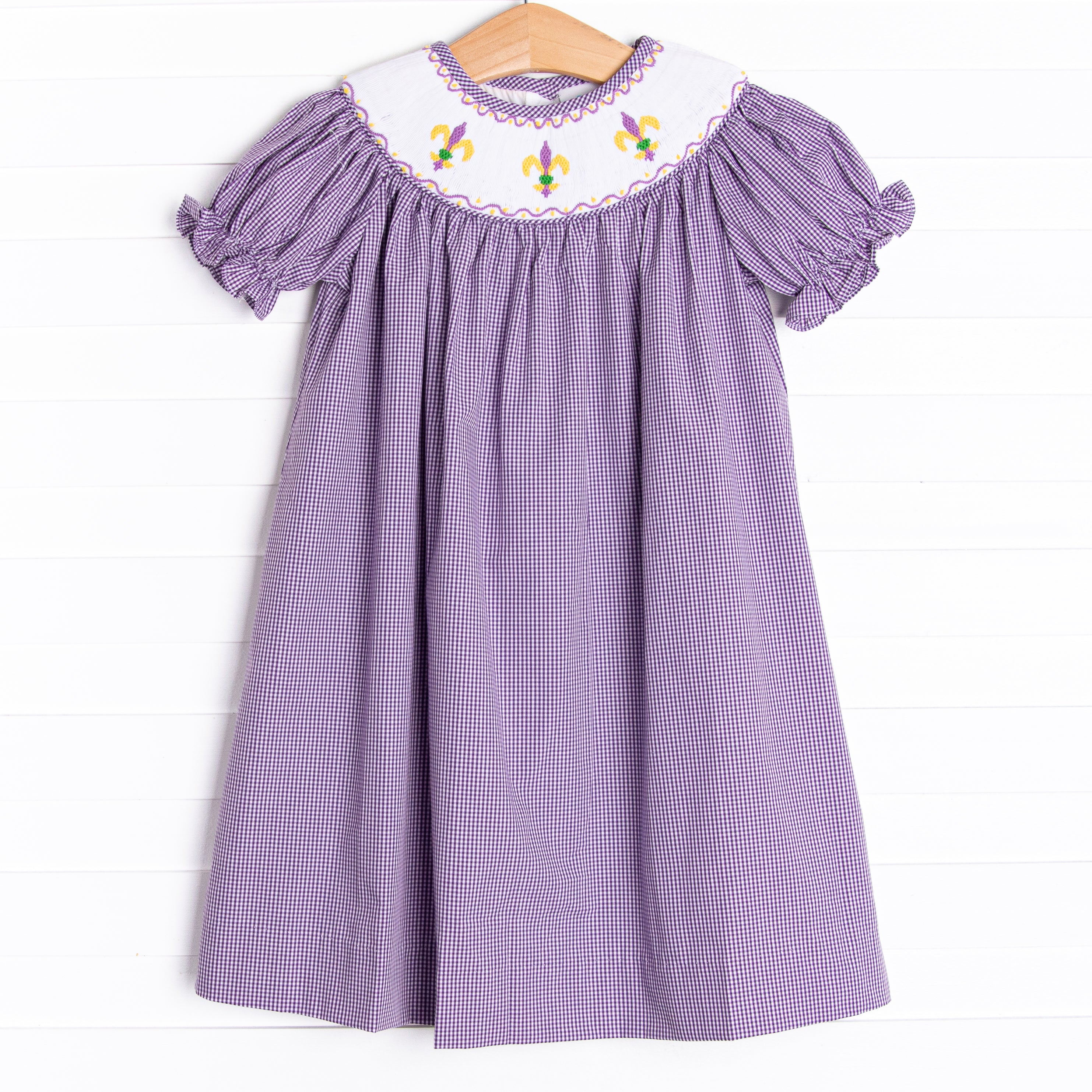 Purple smocked on sale easter dress