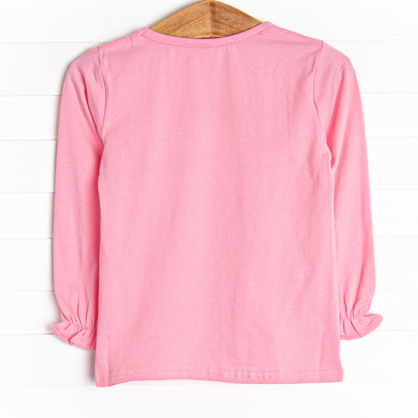 Petal Party Applique Top, Pink