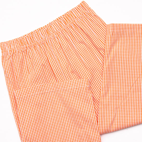 Zoo Pals Applique Pant Set, Orange
