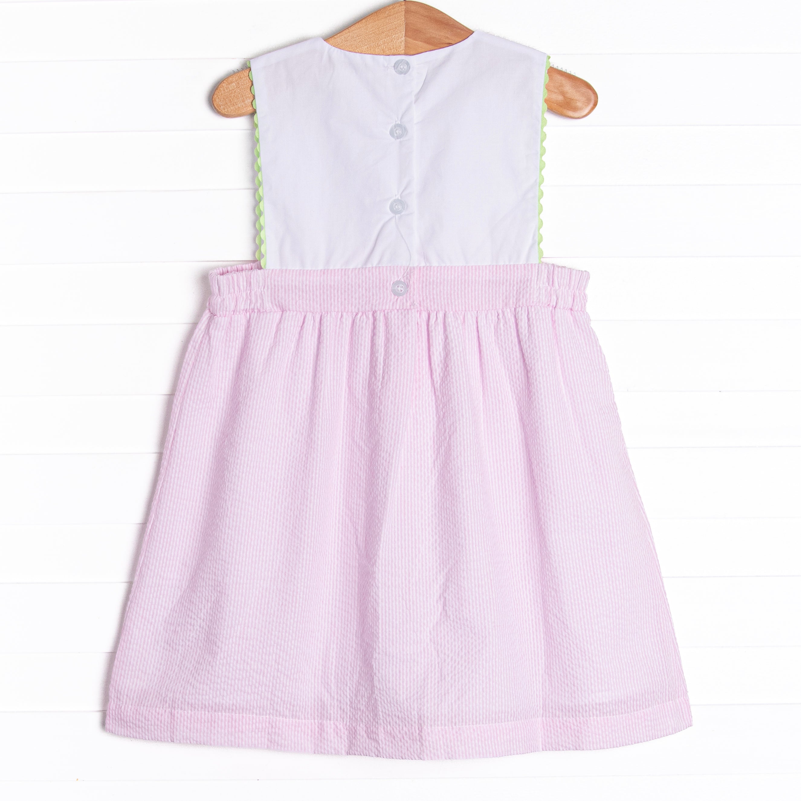 Girl's Sailboat Sweetie Applique Dress in Pink size 8 | Stitchy Fish Girl's Sailboat Sweetie Applique Dress in Pink size 8 | Stitchy Fish
