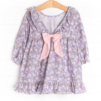 Purple Petals Dress, Purple
