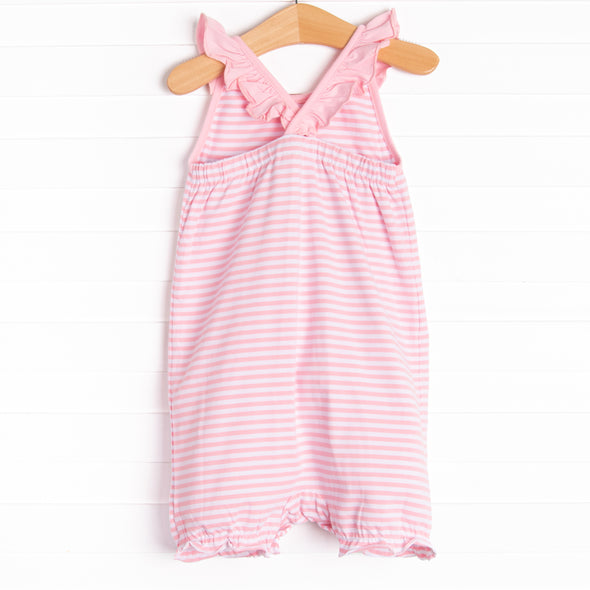Surfin' Sweetie Applique Romper, Pink