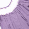 Masquerade Parade Smocked Bishop Dress, Purple