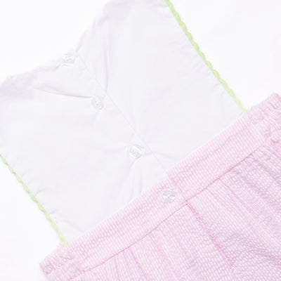 Sailboat Sweetie Applique Dress, Pink