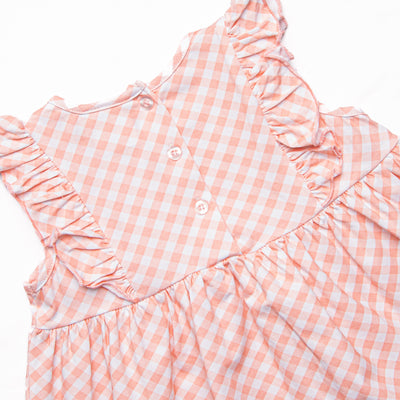 Checkered Cutie Dress, Pink