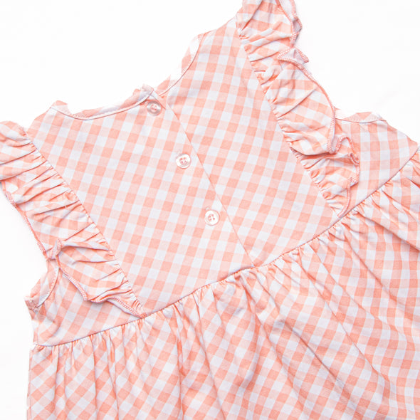 Checkered Cutie Dress, Pink