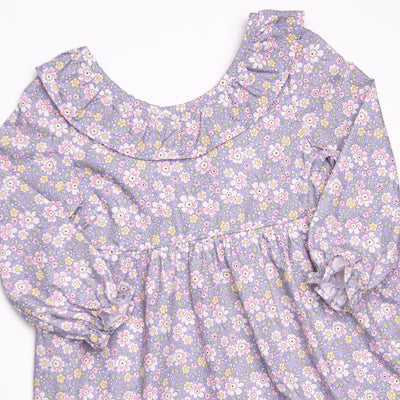 Purple Petals Dress, Purple