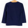 Conductor Cutie Applique Top, Navy