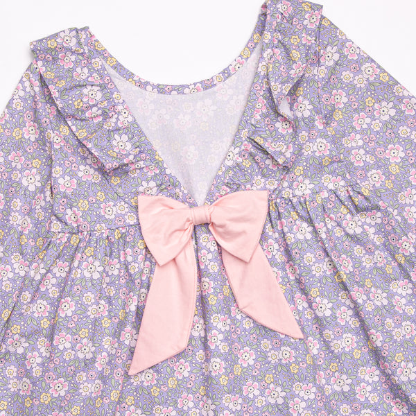 Purple Petals Dress, Purple