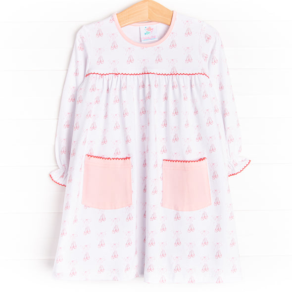 Sweet Slippers Pocket Dress, Pink