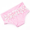 Slices and Stripes Long Sleeve Rash Guard Bikini, Pink