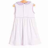 Marcella Pima Dress, Purple