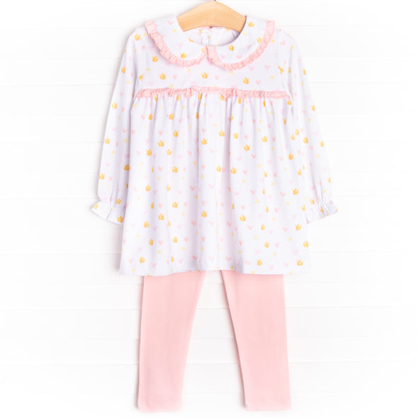 Playtime Princess Legging Set, Pink