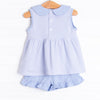 Pippa Short Set, Periwinkle Stripe