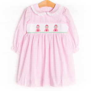 Gumball Gal Smocked Dress, Pink