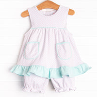 Cassidy Pima Bloomer Set, Mint