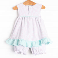 Cassidy Pima Bloomer Set, Mint