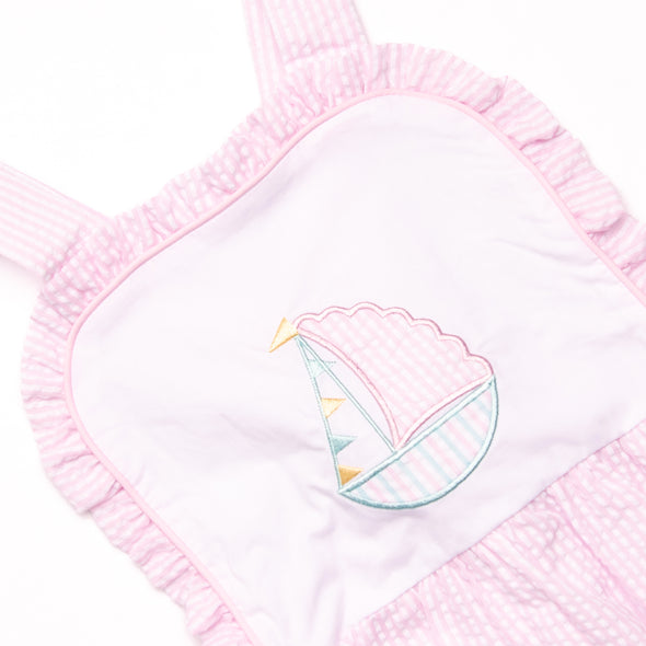 Seersucker Sails Bubble, Pink