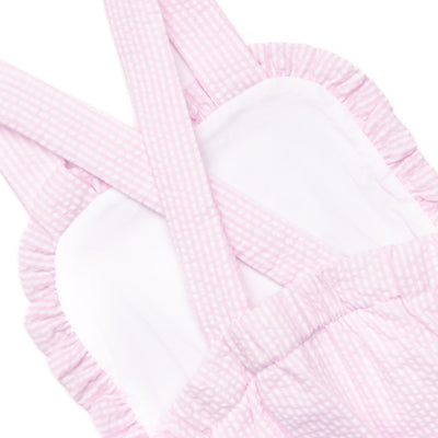 Seersucker Sails Dress, Pink