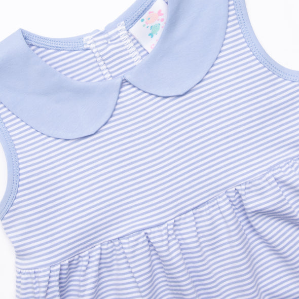 Pippa Short Set, Periwinkle Stripe