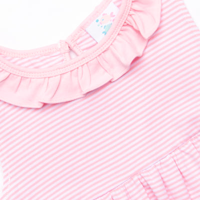Carlie Dress, Bubblegum Pink Stripe