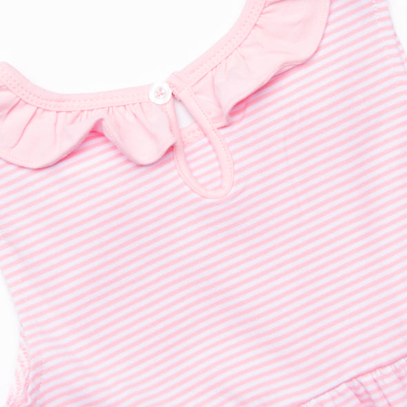 Carlie Dress, Bubblegum Pink Stripe