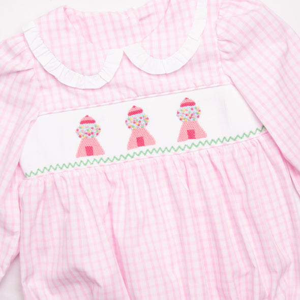 Gumball Gal Smocked Dress, Pink