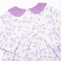Field of Dreams Long Sleeve Dress, Purple