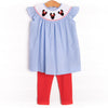 Clubhouse Mouse Smocked Legging Set, Blue