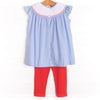 Clubhouse Mouse Smocked Legging Set, Blue