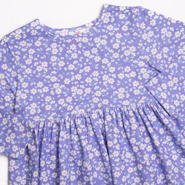 Faye Dress, Lilac Floral