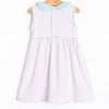 Marcella Pima Dress, Pink Stripe