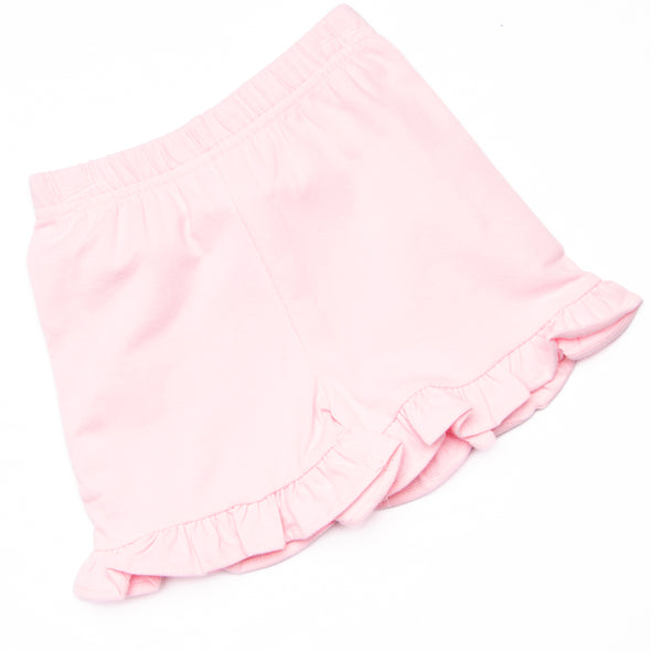 Cool Down Cutie Applique Ruffle Short Set, Pink