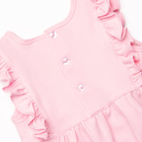 Lillie Flutter Pima Bloomer Set, Pink