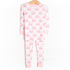 Safari Sleepover Bamboo Pajama Set, Pink