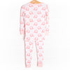 Safari Sleepover Bamboo Pajama Set, Pink