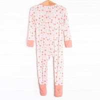 Terracotta Tulips Bamboo Zippy Pajama, Red