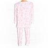 Watercolor Wonder Bamboo Pajama Set, Pink
