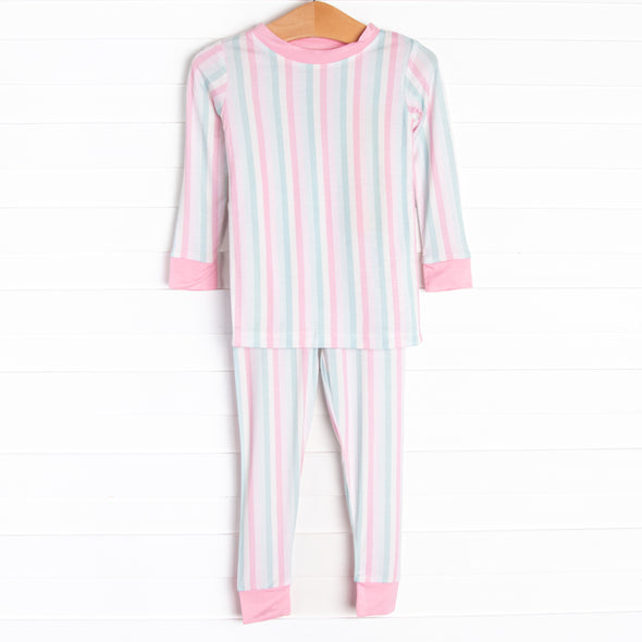 Pastel Dreams Bamboo Pajama Set, Pink