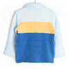 Color Block Fleece Pullover, Blue