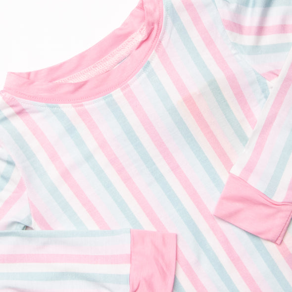 Pastel Dreams Bamboo Pajama Set, Pink