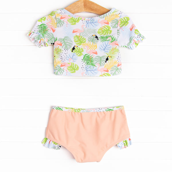 Tropical Paradise Tankini, Peach