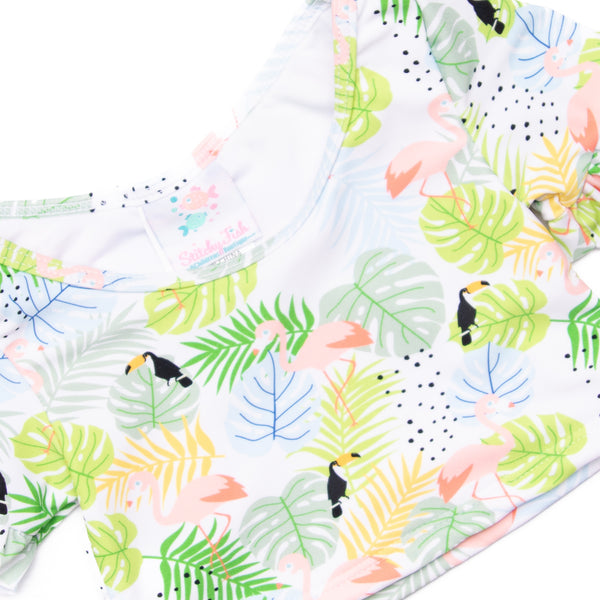 Tropical Paradise Tankini, Peach
