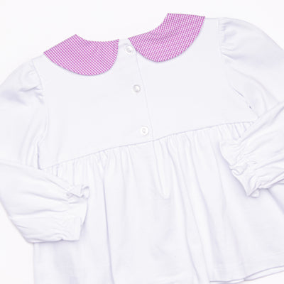 Sprinkle of Fun Applique Ruffle Pant Set, Purple