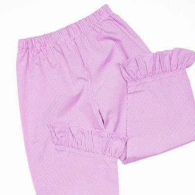 Sprinkle of Fun Applique Ruffle Pant Set, Purple