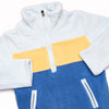 Color Block Fleece Pullover, Blue