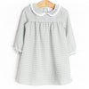 Reed Dress, Green Gingham