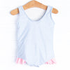 Riptide Ruffles One Piece, Blue