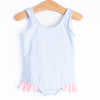 Riptide Ruffles One Piece, Blue